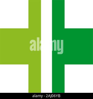 Medical and health care icon logo design vector illustration template Stock Vector
