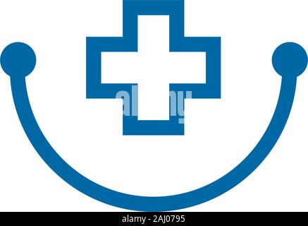 Medical and health care icon logo design vector illustration template Stock Vector