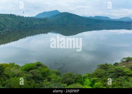 Bishoftu Lake, Debre Zeyit, Oromía, Etiopia, Africa Stock Photo