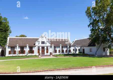 Zandvliet Wine Estate, Robertson Wine Valley, Ashton, Western Cape Winelands, R62, South Africa, Historic Cape Dutch homestead. Home of Shiraz Wine Stock Photo