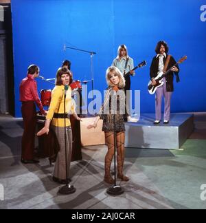 4-3-2-1 Hot and Sweet, Musiksendung, Deutschland 1970, Gaststar: britische Band Pickettywitch Stock Photo