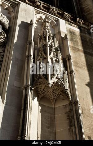 Kings College Chapel Exterior Details Stock Photo