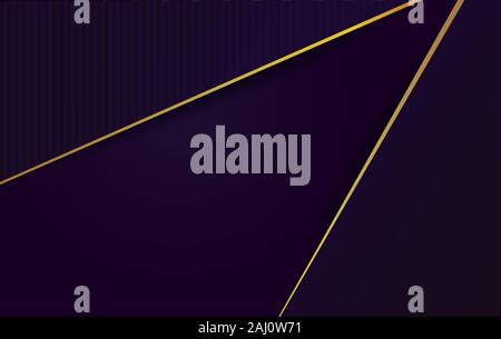 Vector colorful illustration abstract geometric background with gold triangle shapes Stock Vector