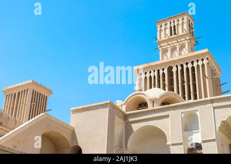 Aghazadeh Mansion and its windcatcher, Abarkook, Yazd Province, Iran Stock Photo