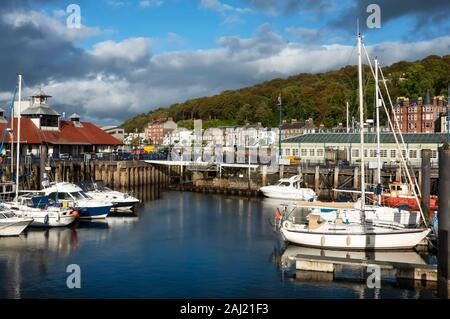 Harbour area, Rothesay, Isle of Bute, Western Scotland, United Kingdom, Europe Stock Photo