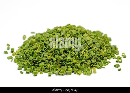 Dried and sliced chive Stock Photo
