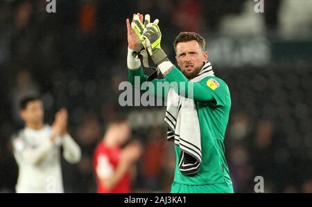 Derby County goalkeeper Ben Hamer Stock Photo - Alamy