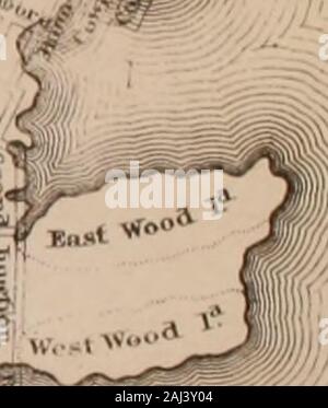 Guide to Boston and vicinity, with maps and engravings . CAST B08T0M. Stock Photo