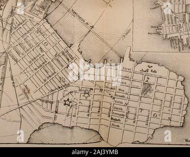 Guide to Boston and vicinity, with maps and engravings .   7^ Stock Photo