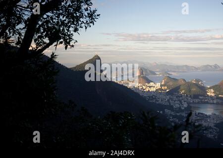 View from Pedra da Proa in Tijuca Park, Rio de Janeiro, Brazil Stock Photo