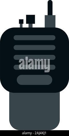 radio communicator portable isolated icon Stock Vector