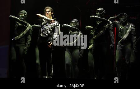January 2, 2020: 2 january 2020 (Malaga ) FOREVER pays homage to the king  of Pop with a show that is a unique experience around the universe Michael  Jackson. An intense tour