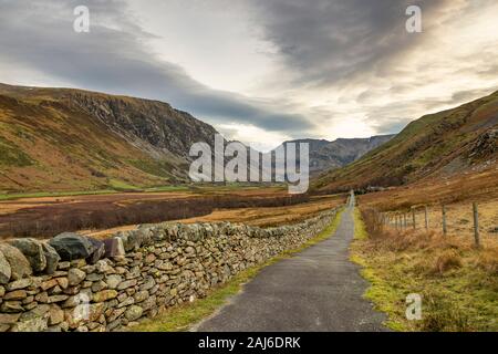 Nant Ffrancon valley, Snowdonia, North Wales Stock Photo