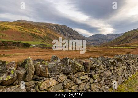 Nant Ffrancon valley, Snowdonia, North Wales Stock Photo