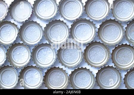 Crown Beer Bottle Caps Stock Photo