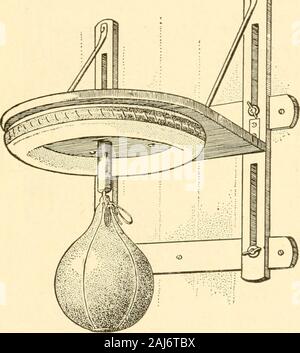 Spalding's how to play foot ball; . disks overcome to a large degree the two principal faultsof the regular type, viz., noise and vibration. The bag hittingagainst the pneumatic cushion makes no more noise than the fist •^Pll hitting the bag, and the vibration is re-duced to the mini-mum. The action ismade much faster,and better permitsthe fancy rolls, taps, etc. Wemake these disks upin several forms forvarying conditions,all of them substan-tial and durable, andthe bladder is abso-lutely guaranteed forsix months time, Astriking bag will lastjust about half againas long with an in-flated disk Stock Photo