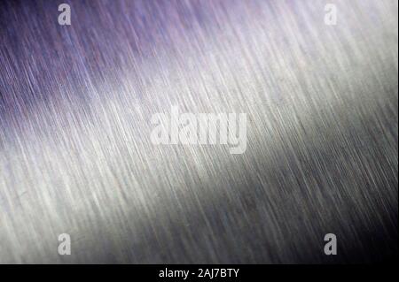 Brushed steel surface texture Stock Photo