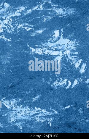 Classic blue 2020. Gradient color palette. Marble texture background pattern. Stone wall Grey background. Stock Photo