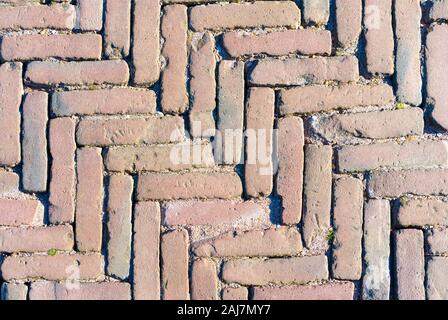 Light yellow abstract background of natural bricks. Stock Photo