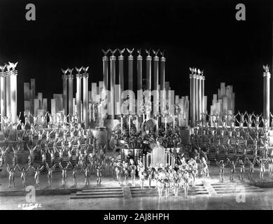 PAUL WHITEMAN and his Jazz Orchestra in KING OF JAZZ 1930 director John Murray Anderson art direction / costume design  Herman Rosse Two Strip Technicolor Universal Pictures Stock Photo