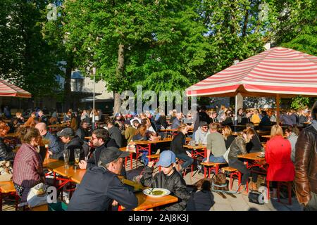 Prater, Biergarten, Kastanienallee, Prenzlauer Berg, Berlin Stock Photo ...