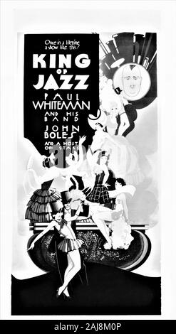 PAUL WHITEMAN and his Jazz Orchestra in KING OF JAZZ 1930 director John Murray Anderson art direction / costume design  Herman Rosse Two Strip Technicolor Universal Pictures Stock Photo