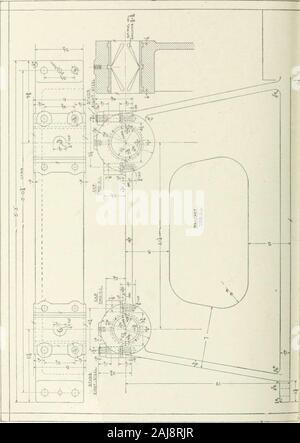 Cyclopedia of mechanical engineering; a general reference work Editor-in-chief Howard Monroe Raymond Assisted by a corps of mechanical engineers, technical experts, and designers of the highest professional standing . ting the sec-tion of the arm for strength is to consider the base of the Tonly, of rectangular section, breadth I, and depth A, for which the internal moment of resistance is ^ ? -O Also, it is simplest to assume one dimension, say the breadth,and the allowable fibre stress, and figure for the depth. Takingthe breadth at IJ inches, which looks about right, and the fibrestress at Stock Photo