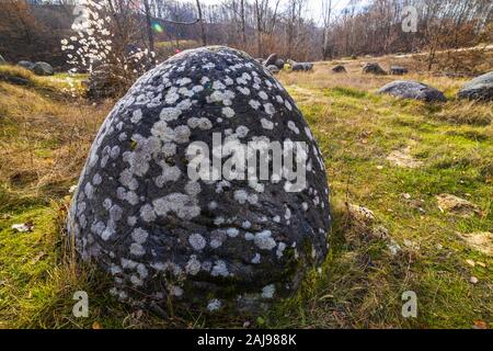 Trovantii – the strangest living stones in Romania Stock Photo - Alamy