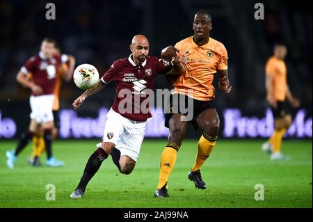 Willy Boly (Wolverhampton Wanderers FC) during the Europa League 2019-20  football match between Torino FC and Wolverhampton Wanderers FC at Stadio  Grande Torino on 22th August, 2019 in Turin, Italy Stock Photo - Alamy