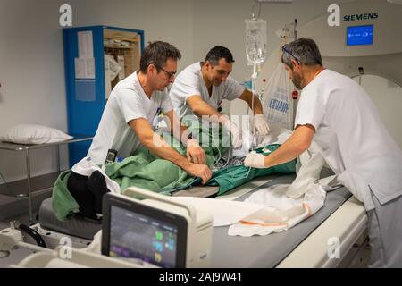 Urgences adulte d'un centre hospitalier Stock Photo