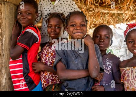 Children in tenkodogo, burkina faso Stock Photo