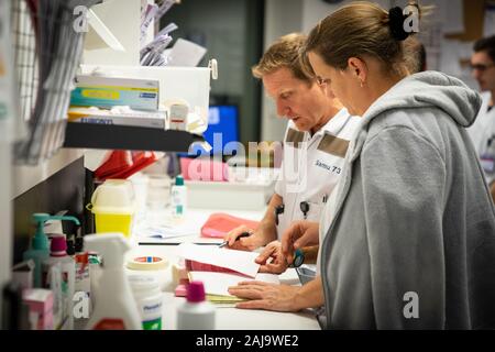 Urgences adulte d'un centre hospitalier Stock Photo