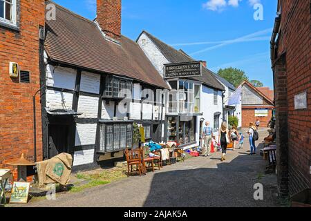 The Little Curio Shop, Dam Street, Lichfield, Staffordshire, England, United Kingdom Stock Photo