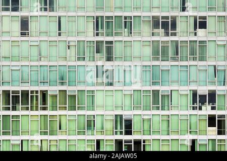 Facade of Brazilian National Congress building in Brasilia, capital of Brazil. Modern urban architecture background. Stock Photo