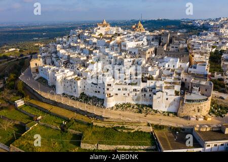 Ostuni, Valle d'Itria, Puglia, Italy Stock Photo