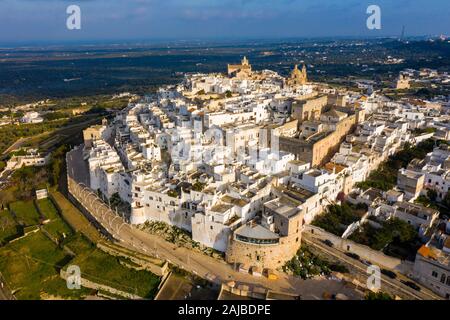 Ostuni, Valle d'Itria, Puglia, Italy Stock Photo