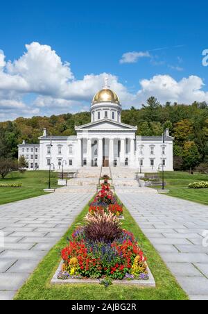 Vermont State Capitol ( Vermont State House ), Montpelier, Vermont, USA Stock Photo