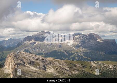 incredible viewpoint from dolomites Stock Photo