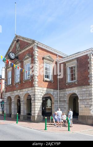 Old Town Hall, High Street, Great Torrington, Devon, England, United Kingdom Stock Photo