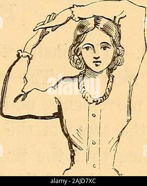 Hand-book of calisthenics and gymnastics : a complete drill-book for schools, families, and gymnasiums : with music to accompany the exercises . Fig. 81. Stock Photo