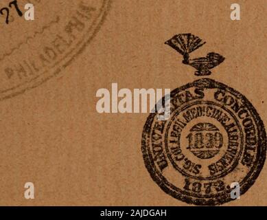 Albany medical annals . Medicine and Surgery, and the students haveimmediate responsibility under supervision. Laboratories: The laboratories, in charge of full-time teachers, provide ample facilities for undergraduate teaching,for graduate instruction, and for research. Admission Requirements: • Each candidate must fur-nish evidence of the satisfactory completion of at least twoyears study, in a recognized college or scientific school, ofphysics, chemistry, biology, English and French or German. Women are admitted. Classes are restricted in number. Tuition: The charge for tuition is $160.00 a Stock Photo