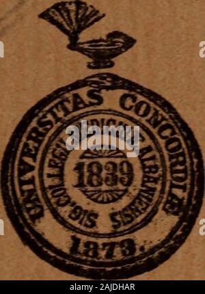 Albany medical annals . th in Medicine and Surgery, and the students haveimmediate responsibility under supervision. Laboratories: The laboratories, in charge of full-timeteachers, provide ample facilities for undergraduate teaching,for graduate instruction, and for research. Admission Requirements: Each candidate must fur-nish evidence of the satisfactory completion of at least twoyears study, in a recognized college or scientific school, ofphysics, chemistry, biology, English and French or German. Women are admitted. Classes are restricted in number. Tuition: The charge for tuition is $160.0 Stock Photo