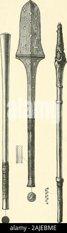 Handbook to the ethnographical collections . The various methods by which the attempt is madeto classify the races of man according to colour of skin andeyes, quality of hair, and measurement of skull and body,belong to the province of physical anthropology, illustratedby collections in the British Museum (Natural History) atSouth Kensington.^ The subjects comprised by ethnography may be conveni-ently arranged under three main headings : (1) Man in hisrelation to the material world ; (2) Man in his relation to hisfellows : (3) Man in his relation to the supernatural. I. Man in his relation to