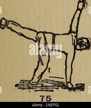 How to, a book of tumbling, tricks, pyramids and games; . HOW TO 45. Stock Photo