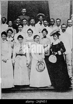 History of the United States from the earliest discovery of America to the end of 1902 . with extensivelegislative powers. Civil government wasactually inaugurated July 4, 1901. JudgeTaft was the first civil governor, GeneralAdna R. Chaffee military governor underhim. Educational work in the Philippines waspressed from the very beginning of Americancontrol. Our military authorities reopenedthe Manila schools, making attendance com-pulsory. In a short time the number of,schools in the archipelago doubled. BySeptember, 1901, the commission hadpassed a general school law, and had placedthe school Stock Photo