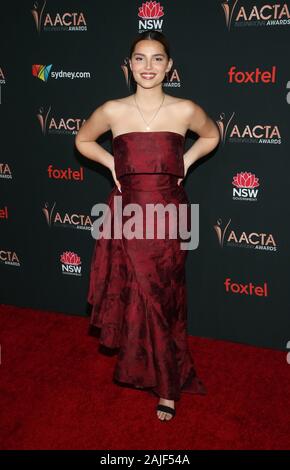 West Hollywood, Ca. 3rd Jan, 2020. Inde Navarrette, at the 9th Annual Australian Academy Of Cinema And Television Arts (AACTA) International Awards on January 3, 2020 at The SkyBar at the Mondrian in West Hollywood California. Credit: Faye Sadou/Media Punch/Alamy Live News Stock Photo