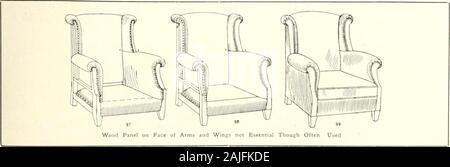 Canadian wood products industries . Double—Stuff Arms Before Treating Wins;Ileasi- Turn to 1agc SL wings. These wooden panels are covered and thecovering carried around underneath the outside lin-. 74 Canadian Woodworker and Furniture Manufacturer ings after the panels have been tacked into position. It is possible to do without these panels, but thechair we have illustrated is provided with them andtherefore we have carried through the explanation oftheir use. Packing Should ReceiveMore Attention Dealer put to Considerable Annoyance andLoss Because of Poorly Packed Furni-ture—Retailer Would G Stock Photo