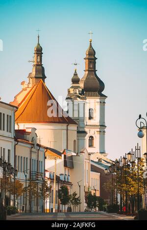 Pinsk, Brest Region, Belarus. Cathedral Of Name Of The Blessed Virgin ...