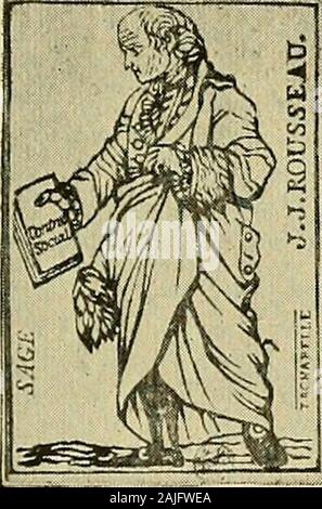 Symbol and satire in the French Revolution . Stock Photo
