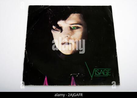 Visage Frequency seven 7 inch vinyl single Stock Photo